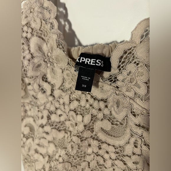 Express Lace Adjustable Strap Tank Top! - Picture 3 of 3